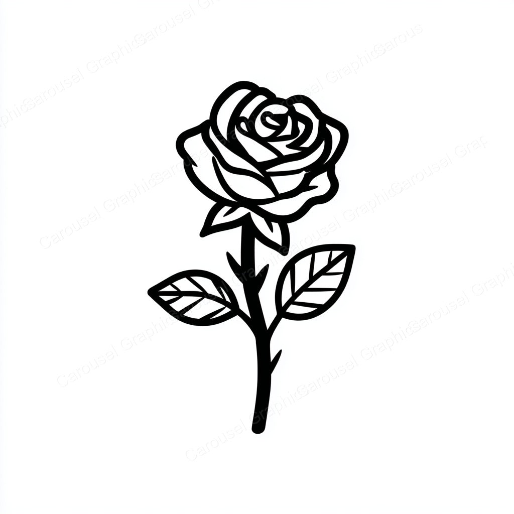 Rose Vector Graphic preview