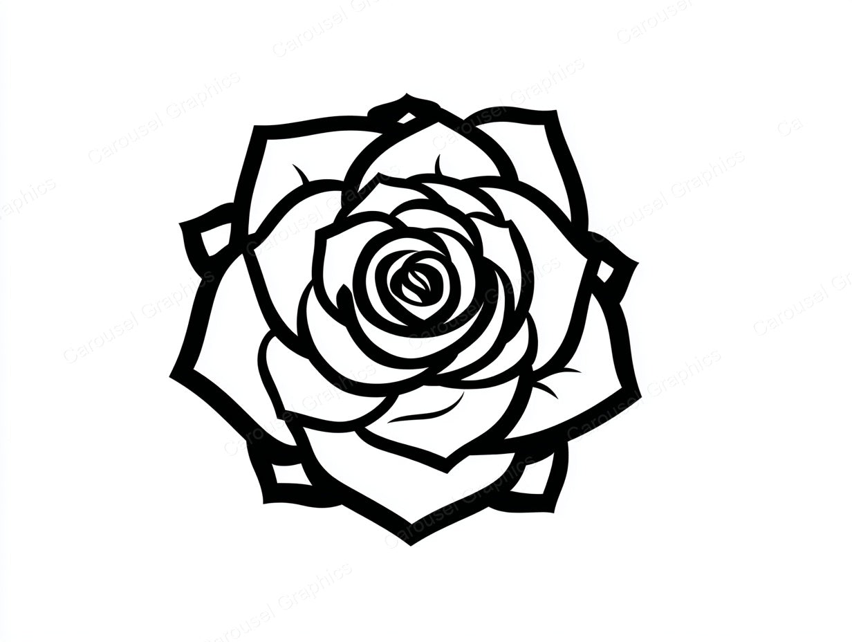 Rose Vector Graphic preview