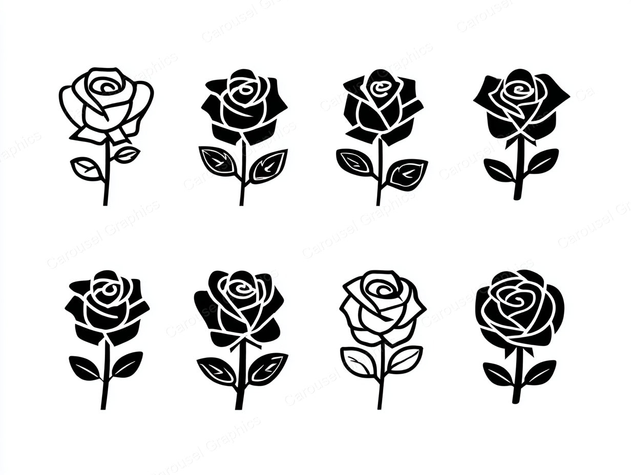 Rose Vector Graphic preview