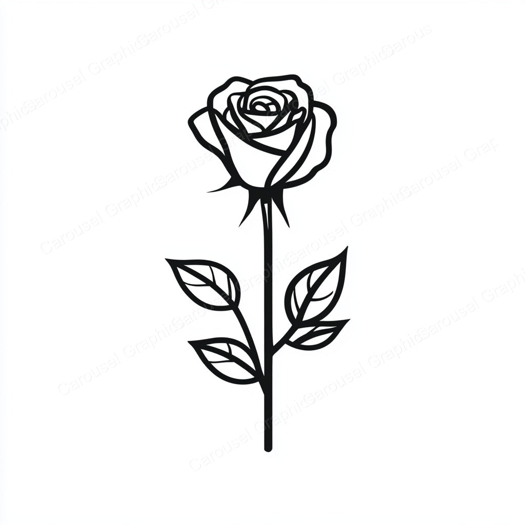 Rose Vector Graphic preview