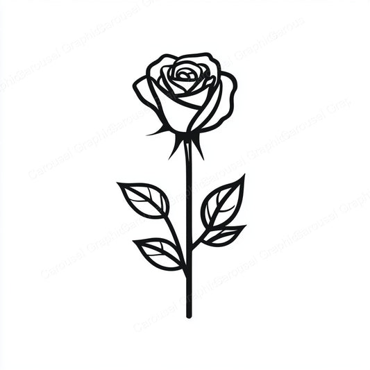 Rose Vector Graphic preview
