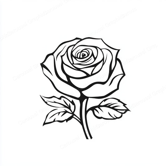 Rose Vector Graphic preview