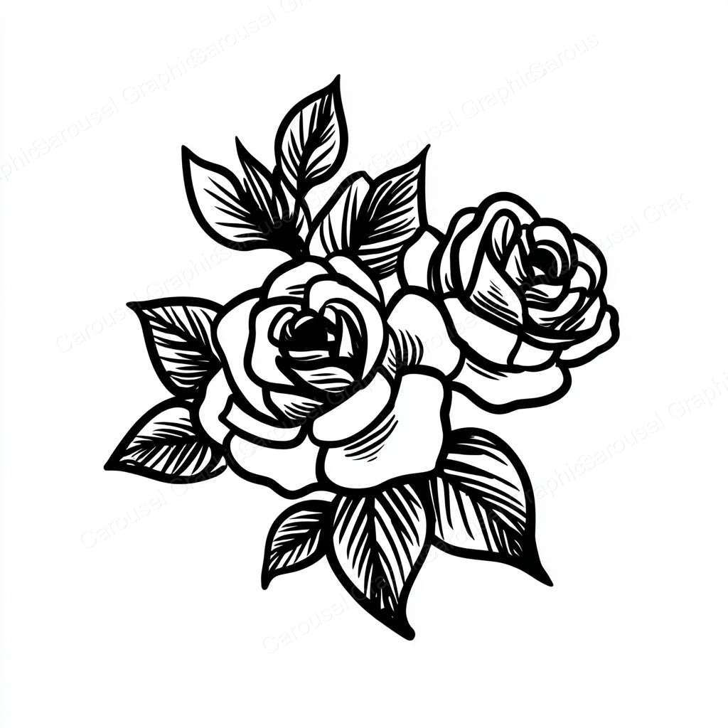 Rose Vector Graphic preview