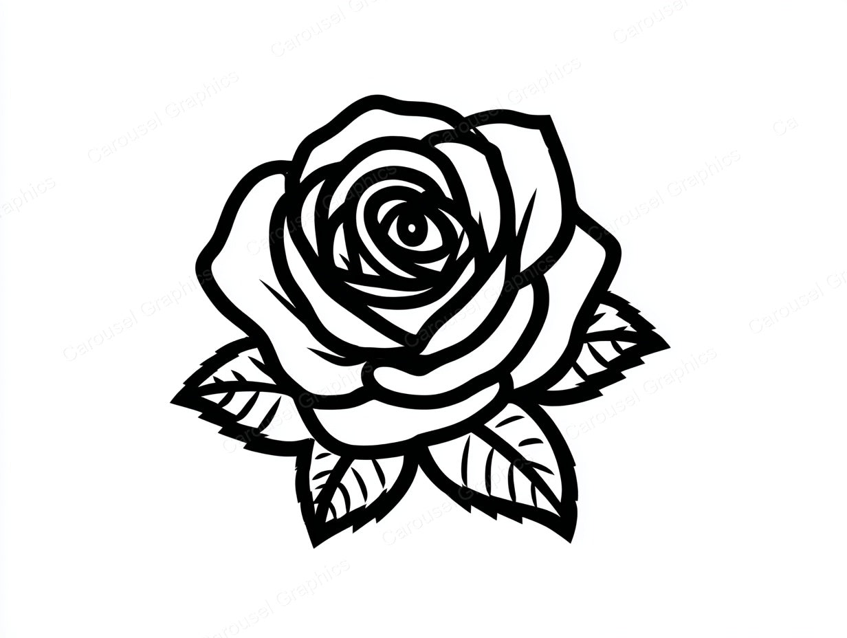 Rose Vector Graphic preview