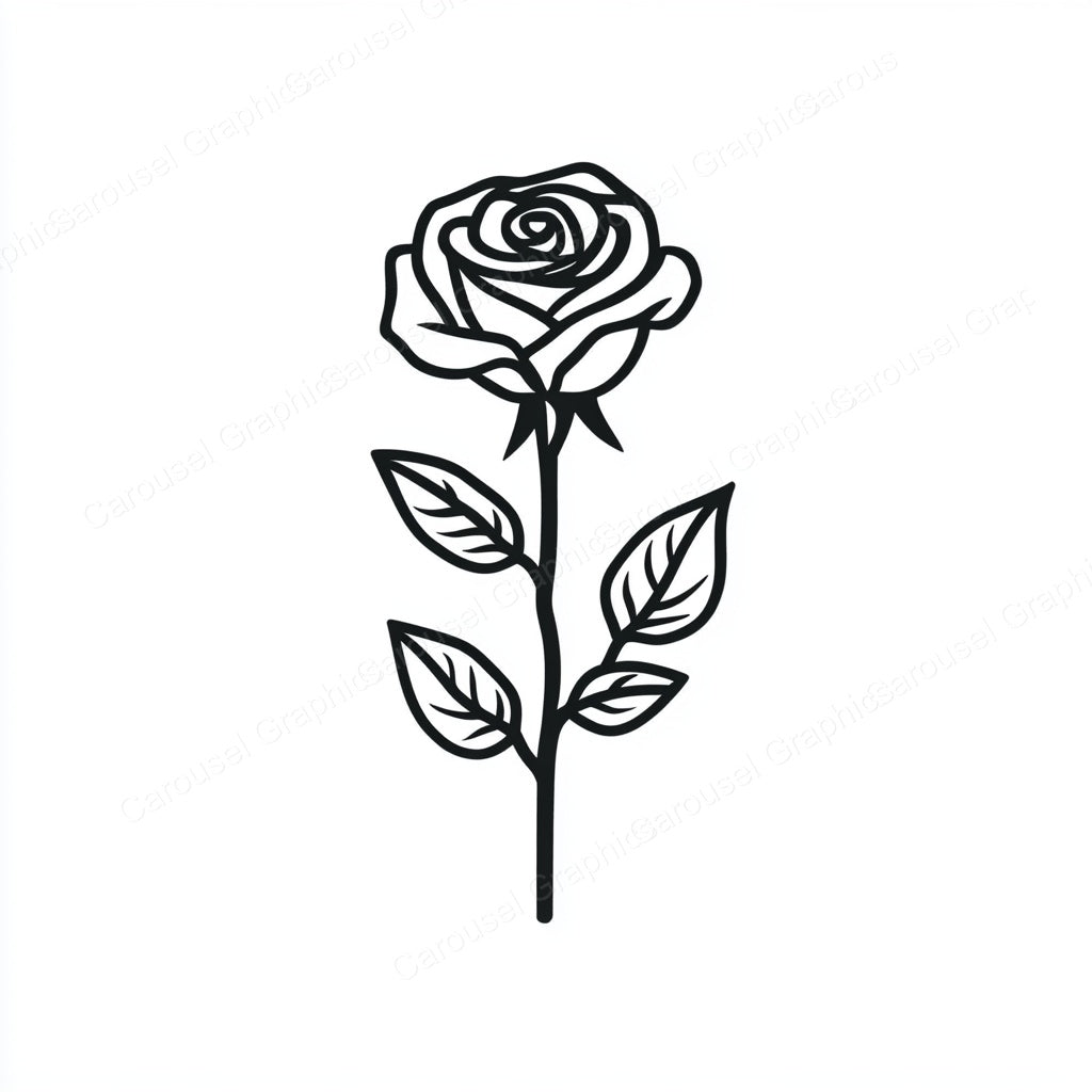 Rose Vector Graphic preview