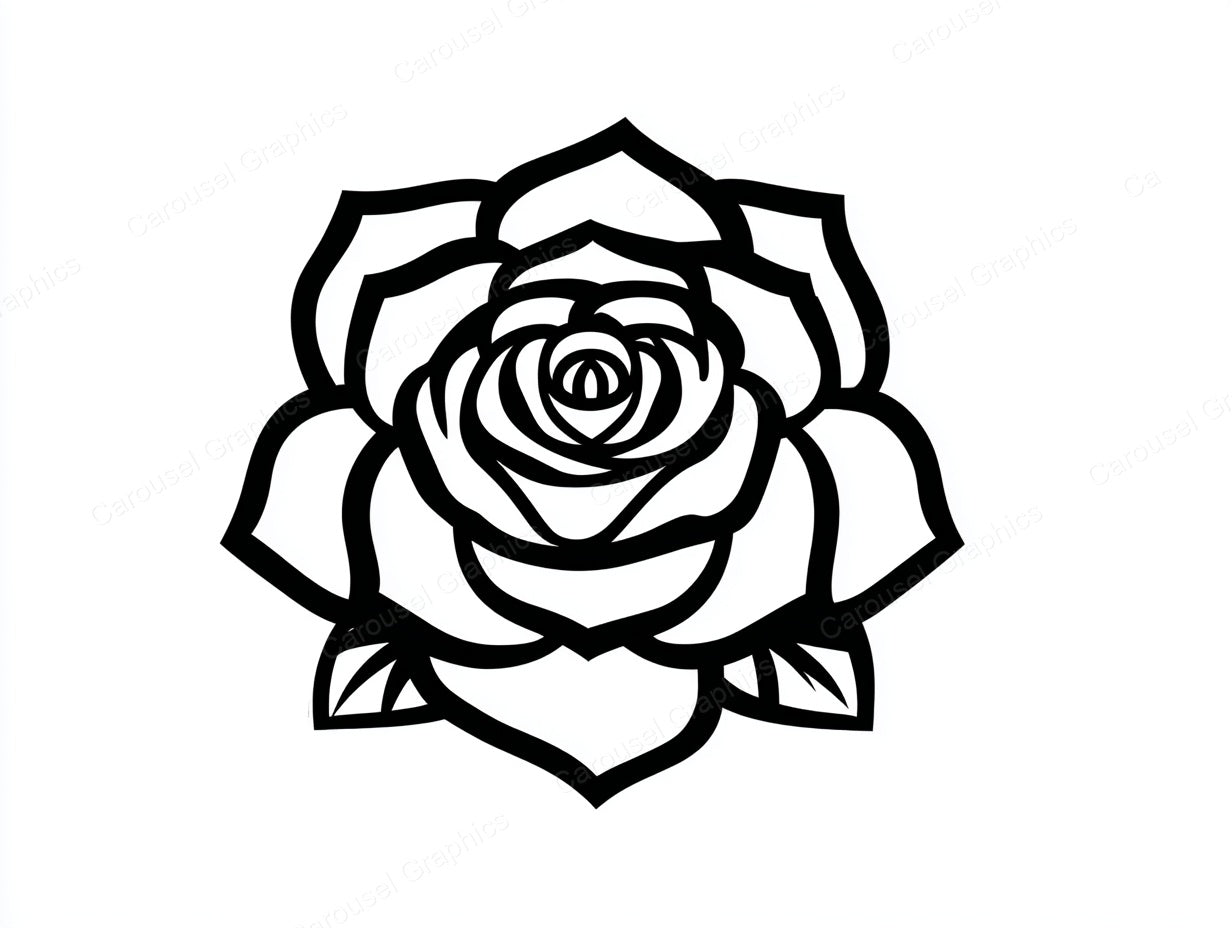 Rose Vector Graphic preview