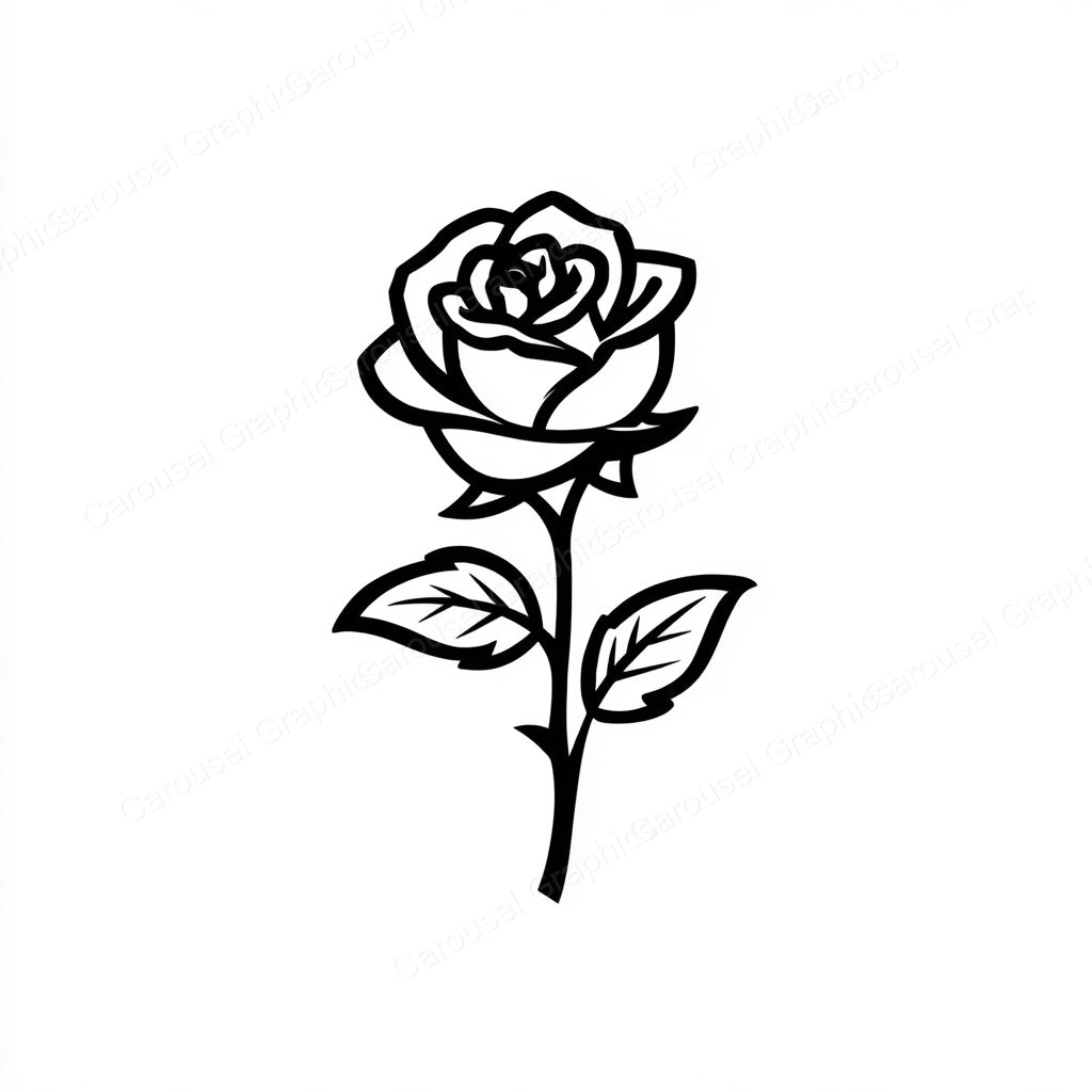 Rose Vector Graphic preview