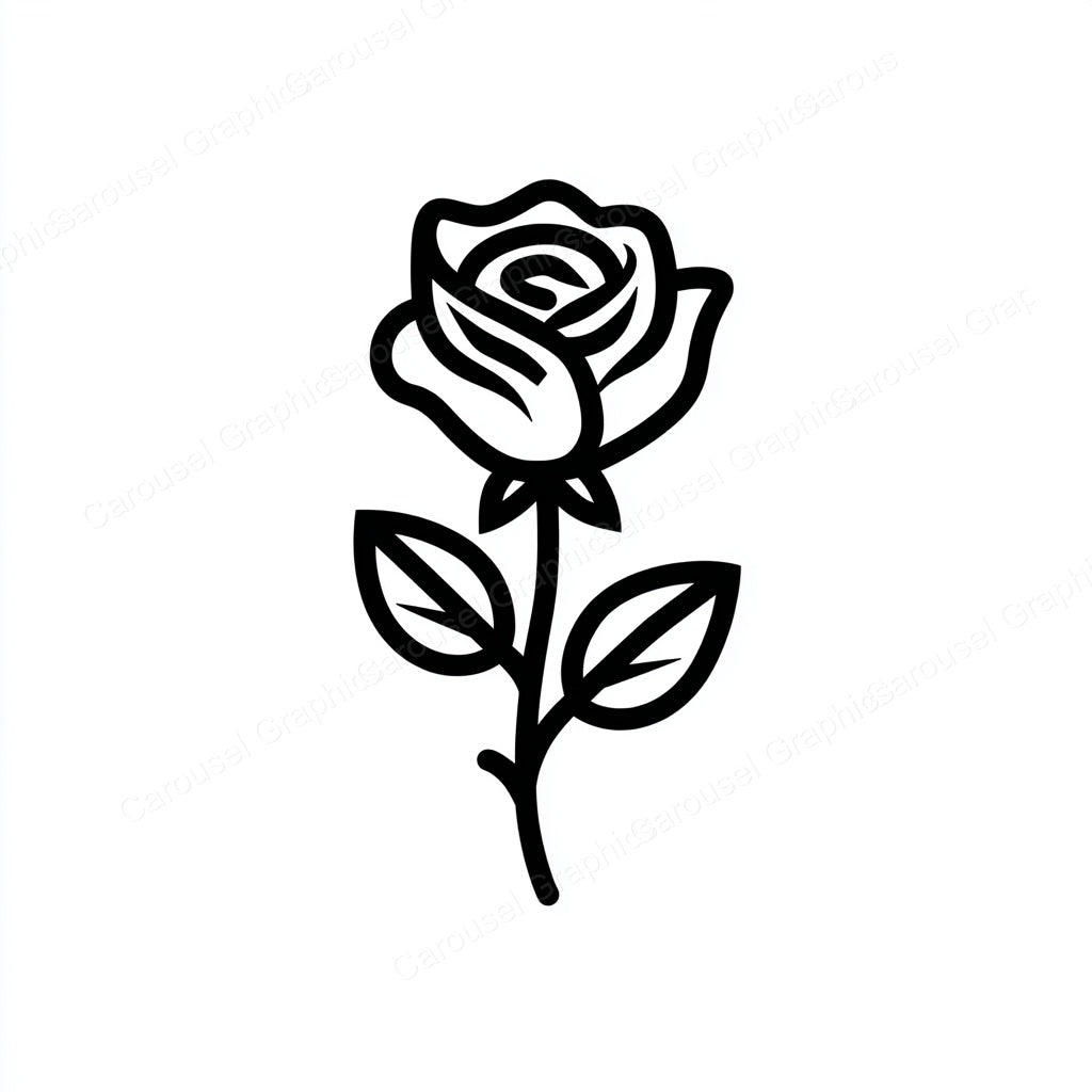 Rose Vector Graphic preview
