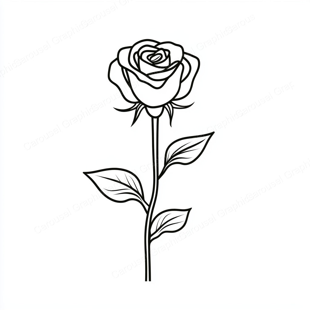 Rose Vector Graphic preview
