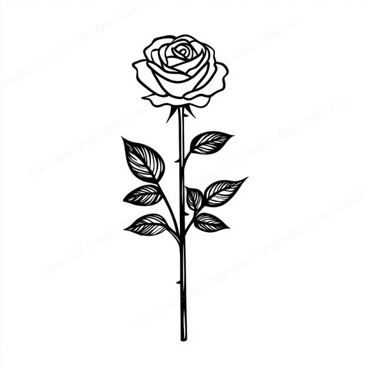 Rose Vector Graphic preview
