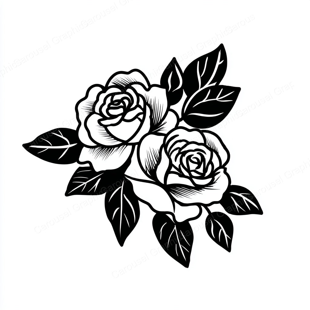 Rose Vector Graphic preview