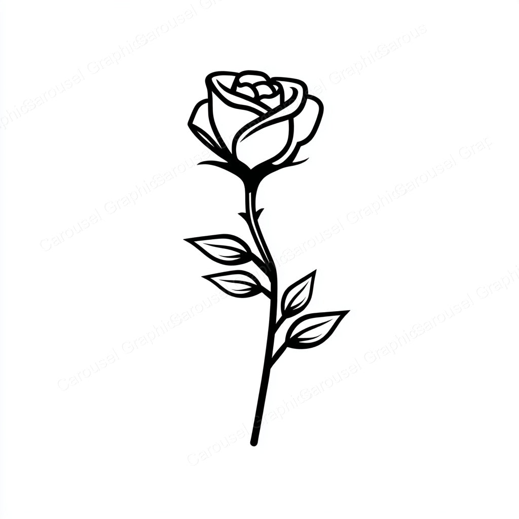 Rose Vector Graphic preview