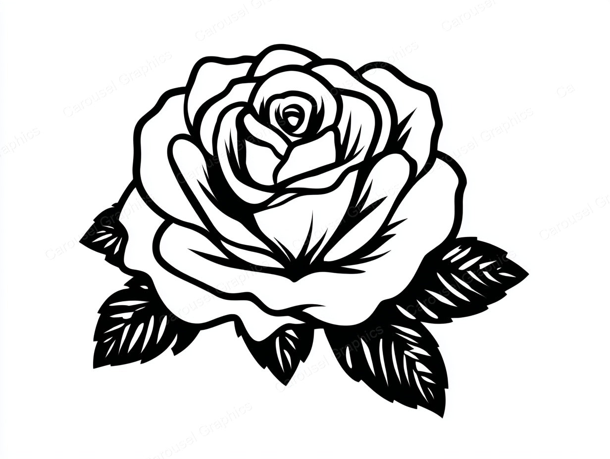 Rose Vector Graphic preview