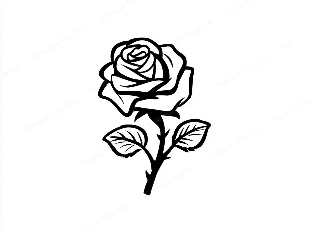 Rose Vector Graphic preview