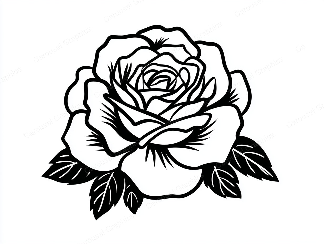 Rose Vector Graphic preview