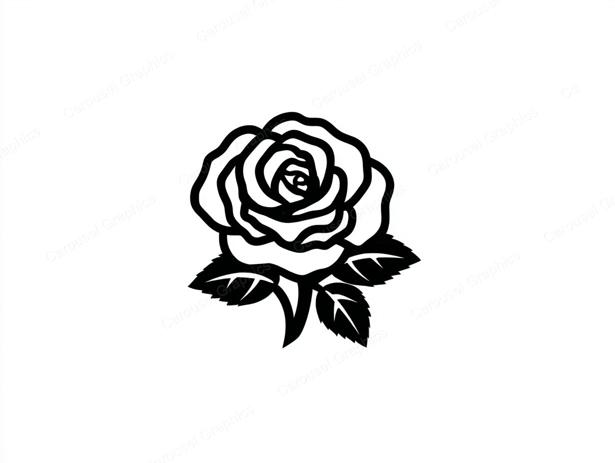 Rose Vector Graphic preview
