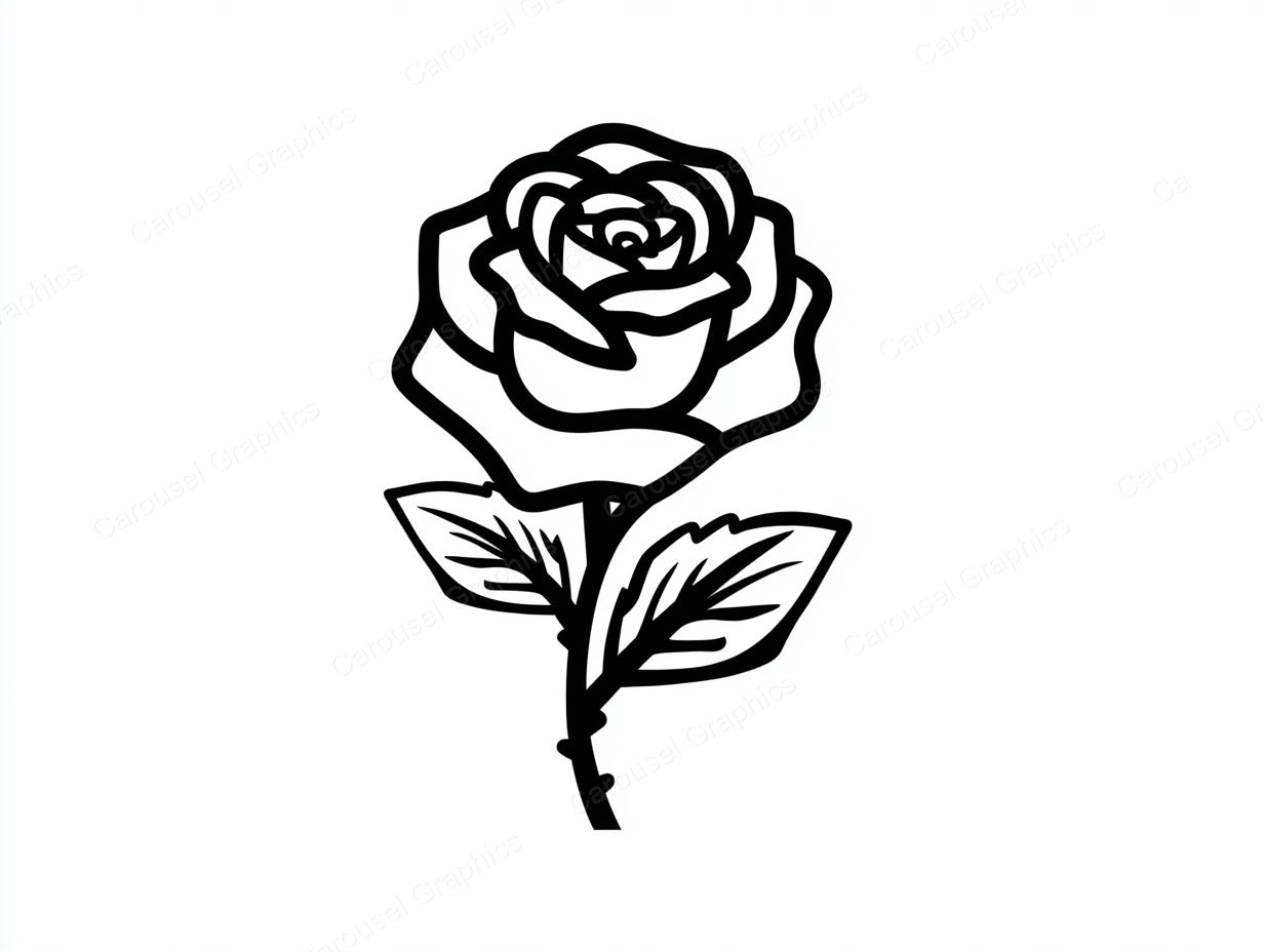 Rose Vector Graphic preview