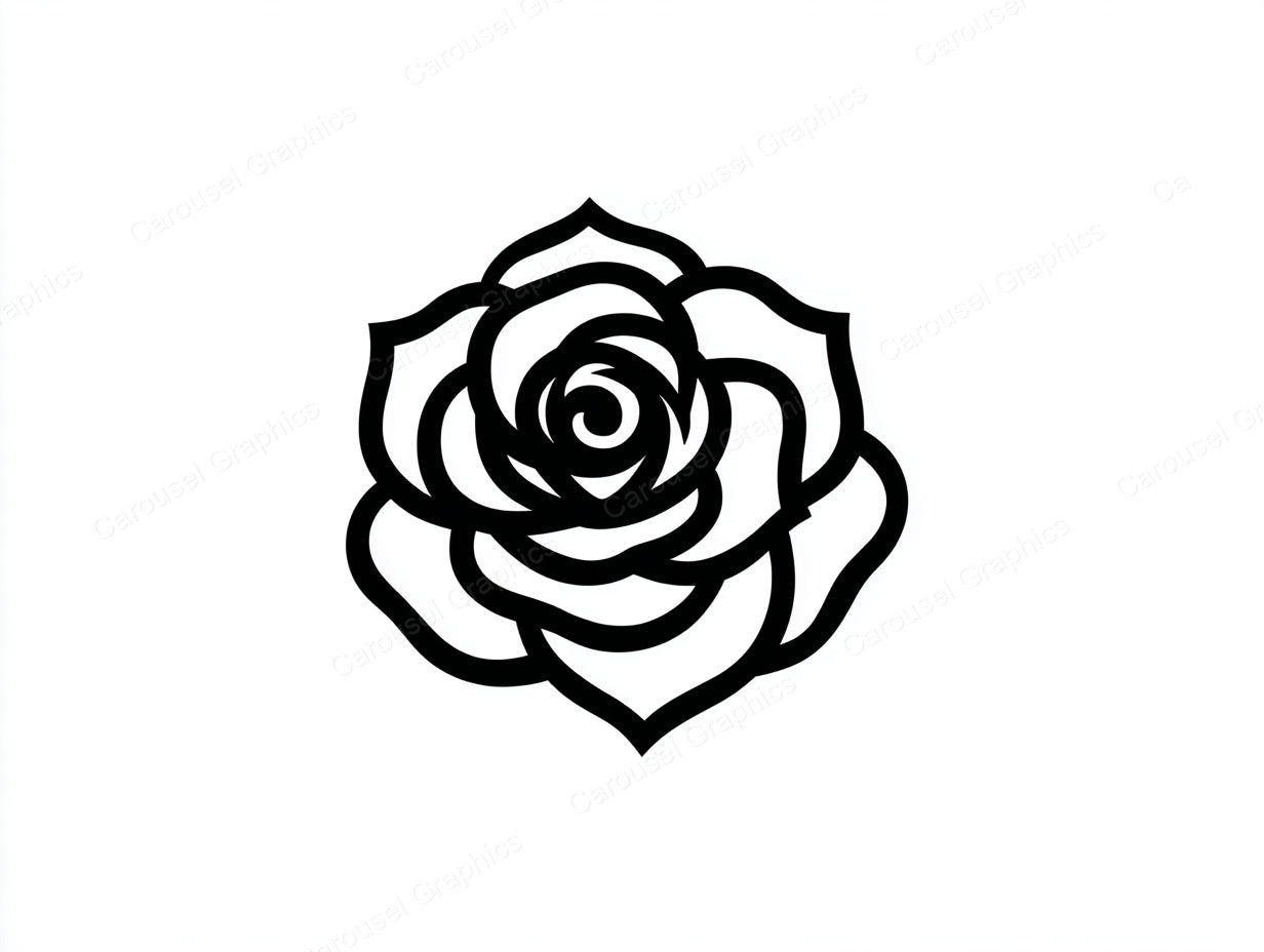 Rose Vector Graphic preview