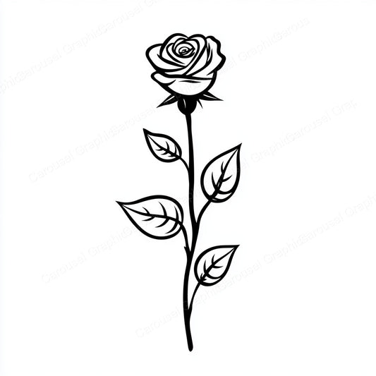 Rose Vector Graphic preview