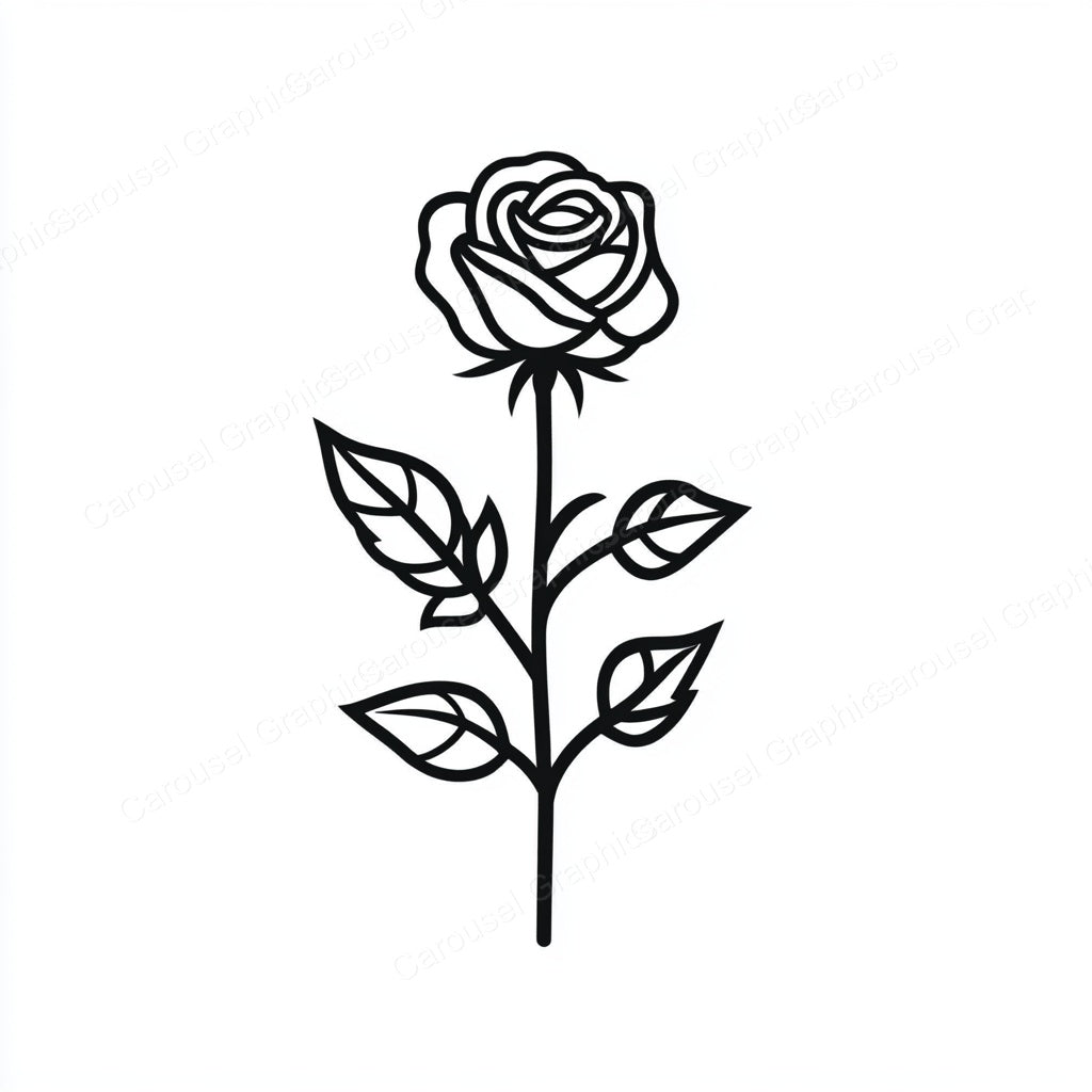 Rose Vector Graphic preview