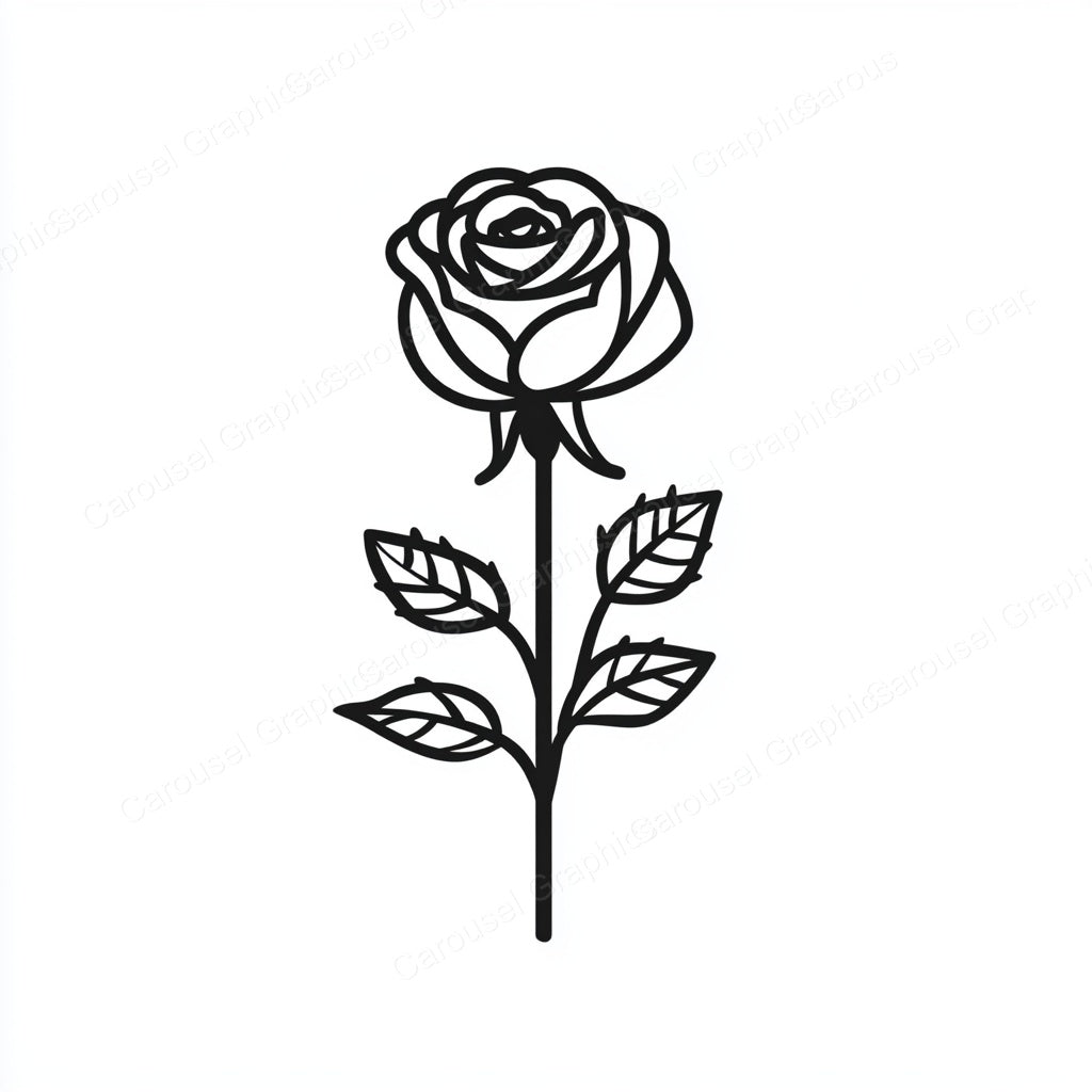Rose Vector Graphic preview