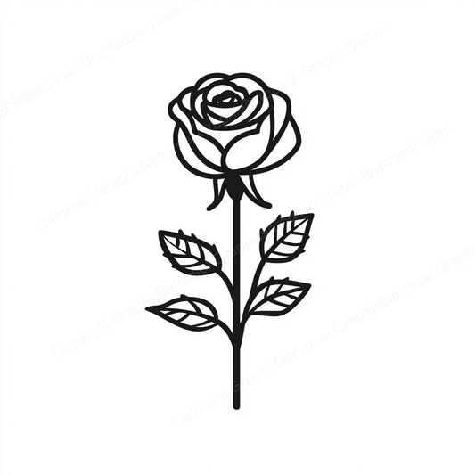 Rose Vector Graphic preview