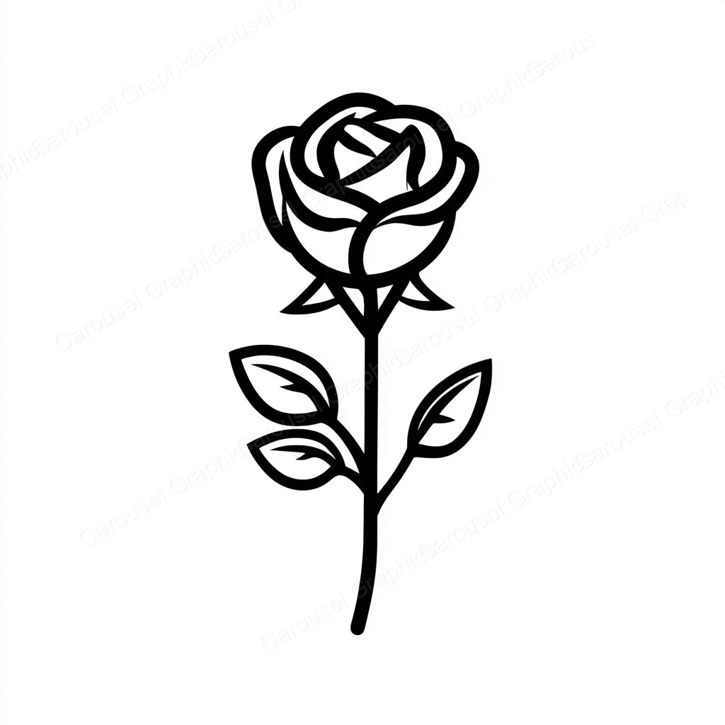Rose Vector Graphic preview