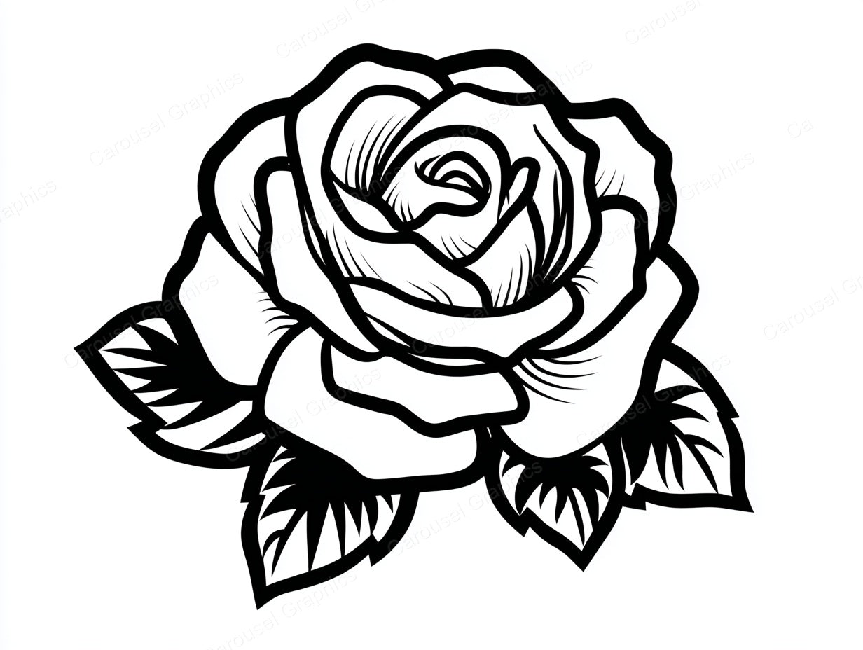 Rose Vector Graphic preview