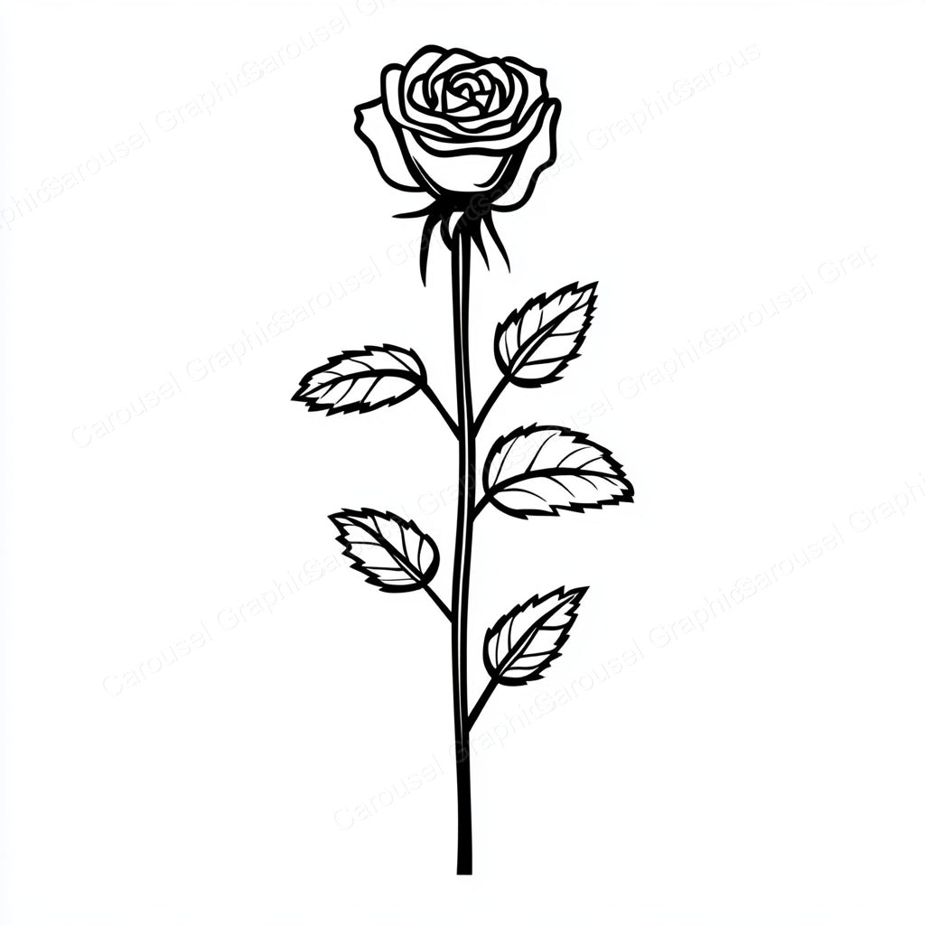 Rose Vector Graphic preview