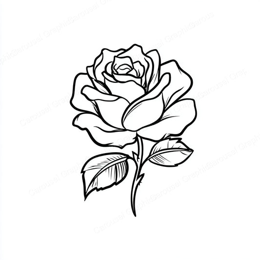 Rose Vector Graphic preview