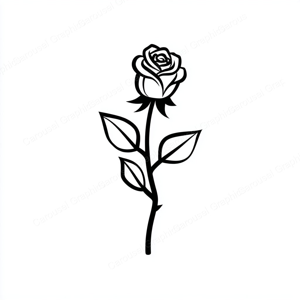 Rose Vector Graphic preview