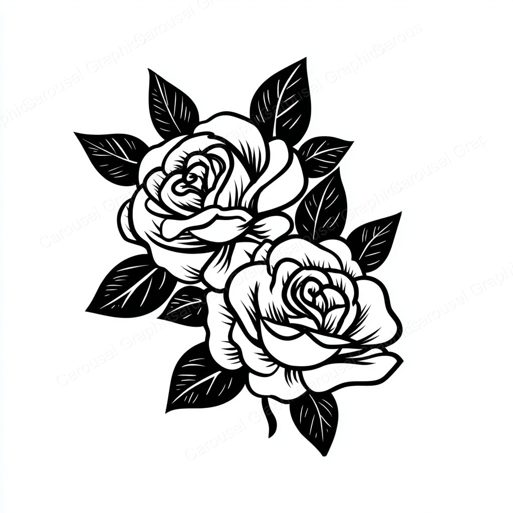 Rose Vector Graphic preview