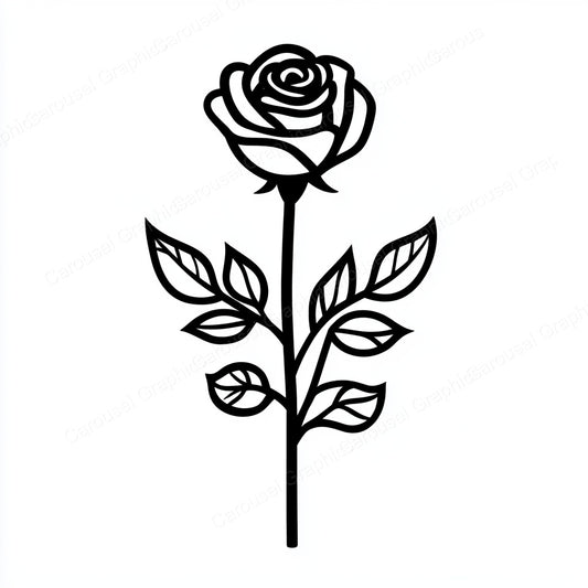 Rose Vector Graphic preview