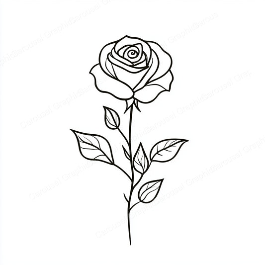 Rose Vector Graphic preview