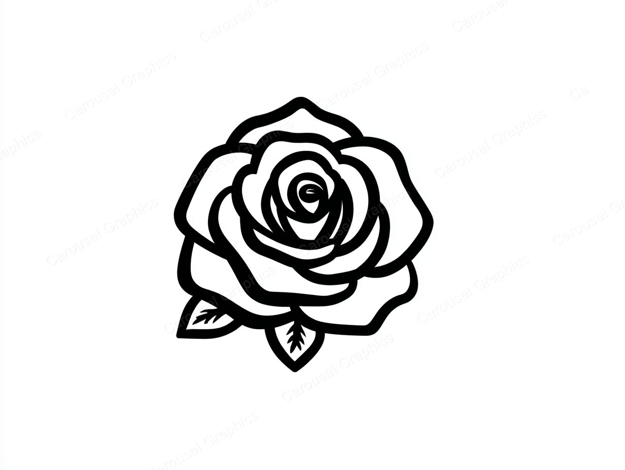 Rose Vector Graphic preview