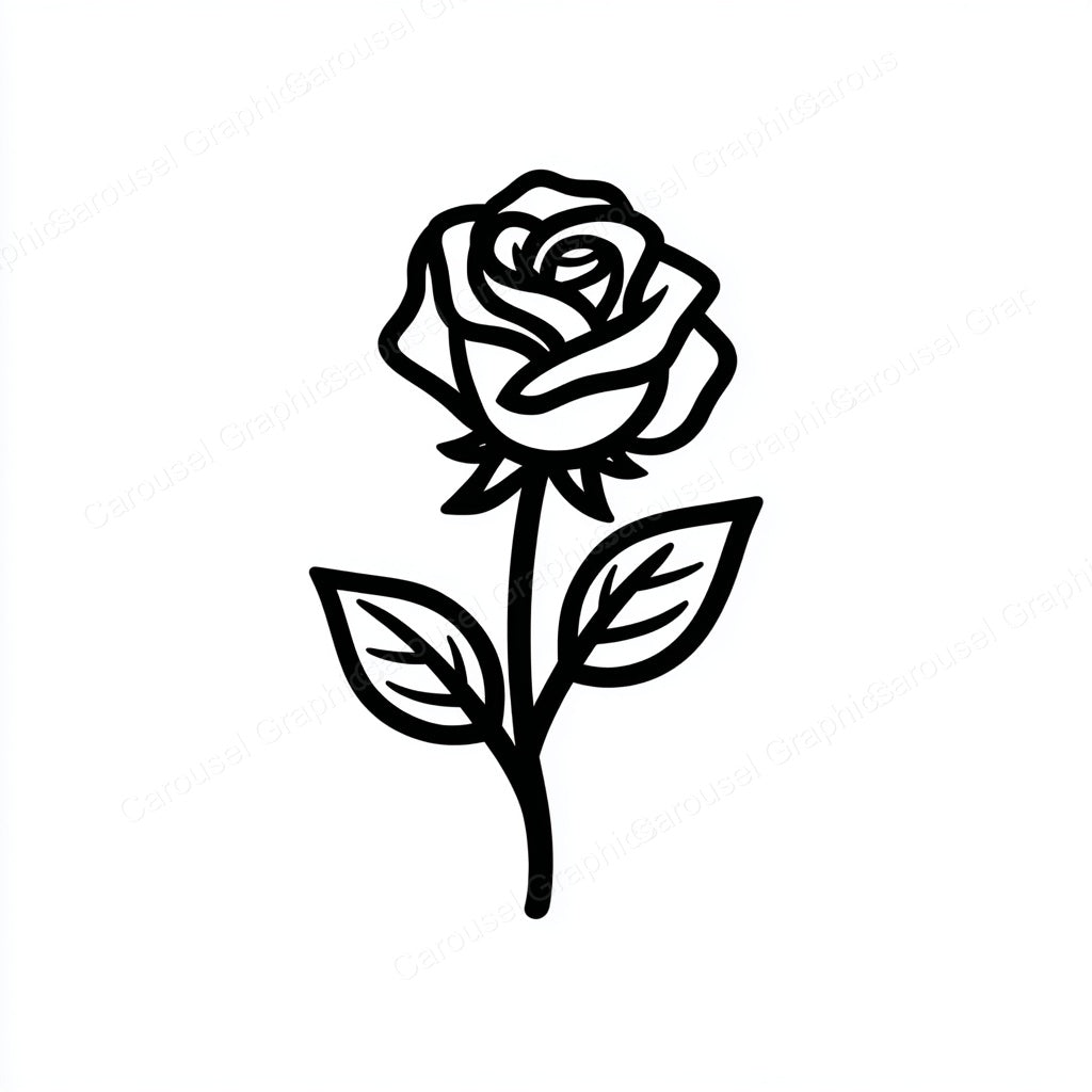 Rose Vector Graphic preview