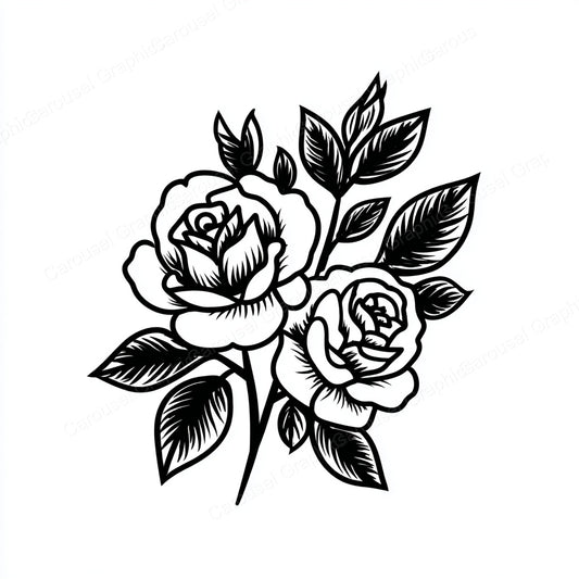 Rose Vector Graphic preview