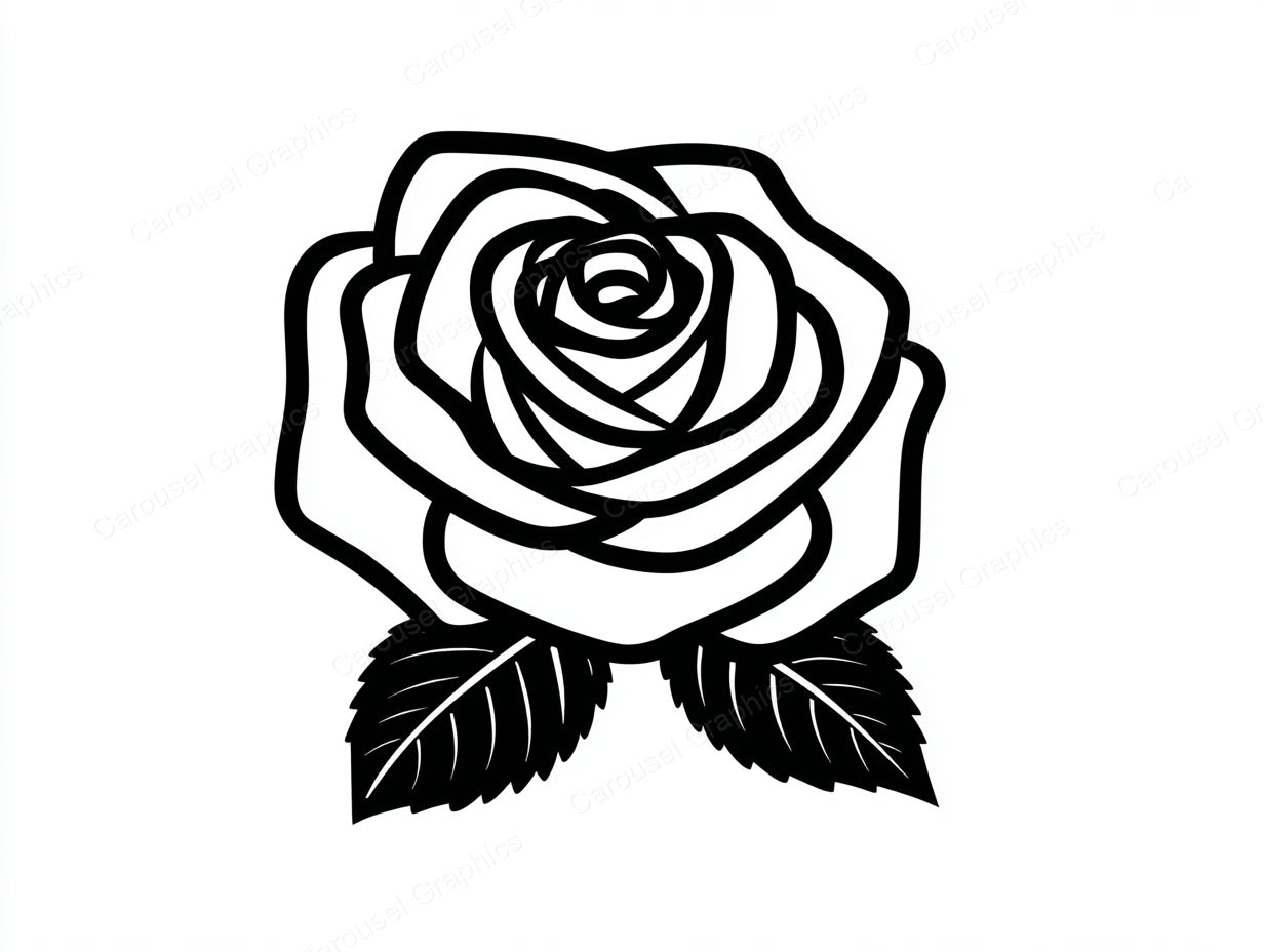 Rose Vector Graphic preview