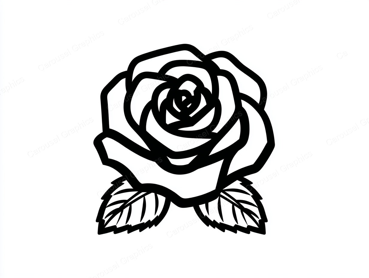 Rose Vector Graphic preview