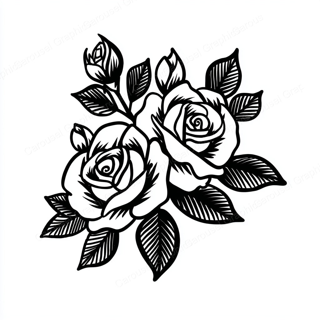 Rose Vector Graphic preview
