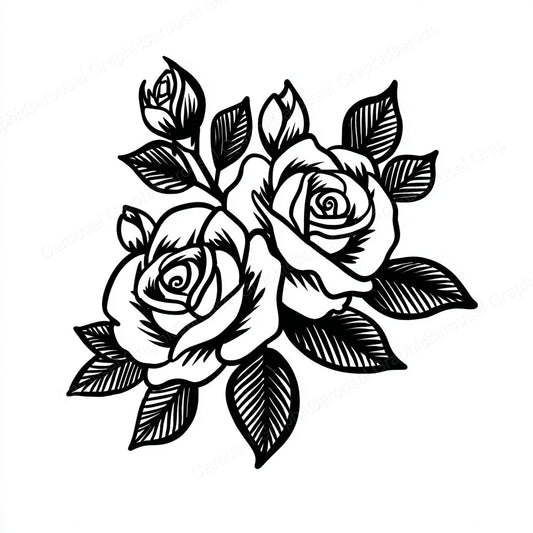 Rose Vector Graphic preview
