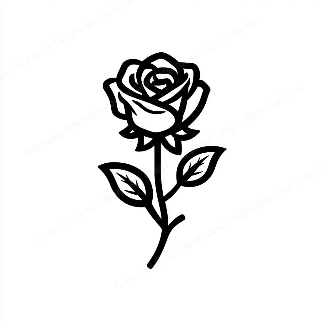 Rose Vector Graphic preview