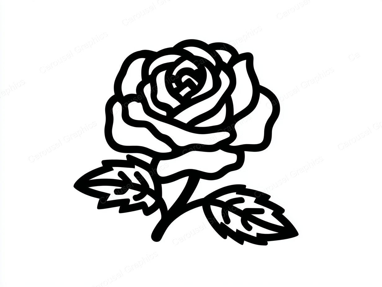 Rose Vector Graphic preview