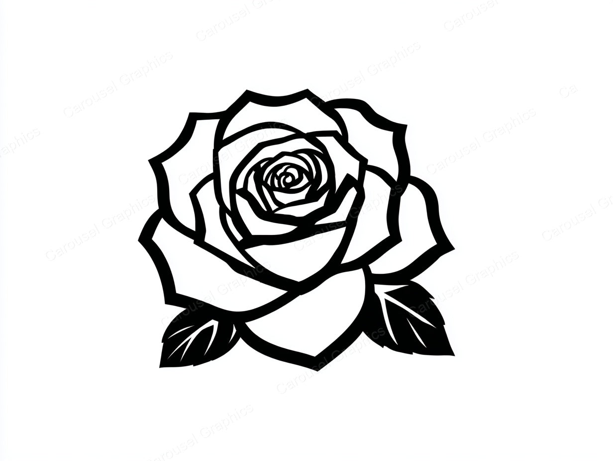 Rose Vector Graphic preview