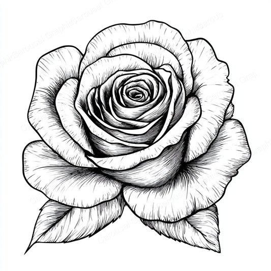 Rose Vector Graphic preview