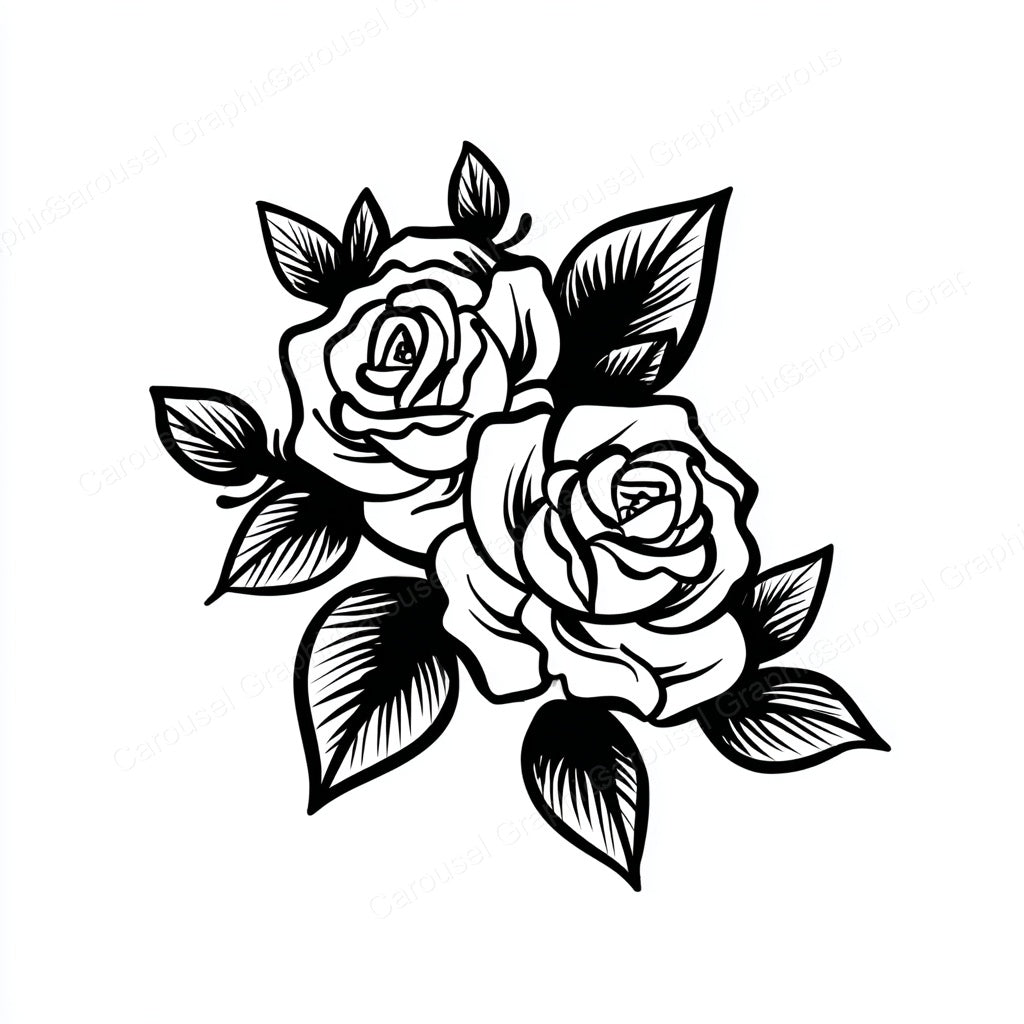 Rose Vector Graphic preview