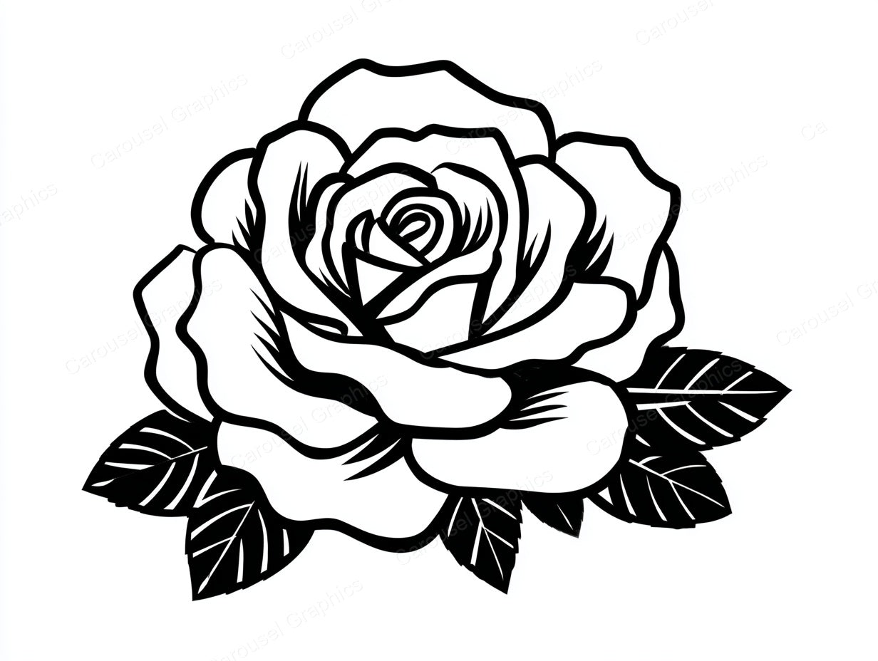 Rose Vector Graphic preview