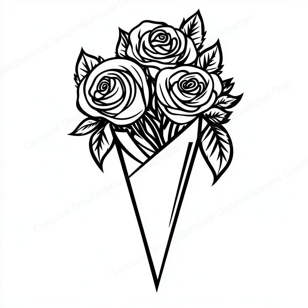 Rose Vector Graphic preview