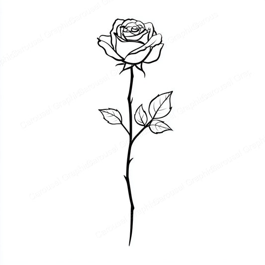 Rose Vector Graphic preview
