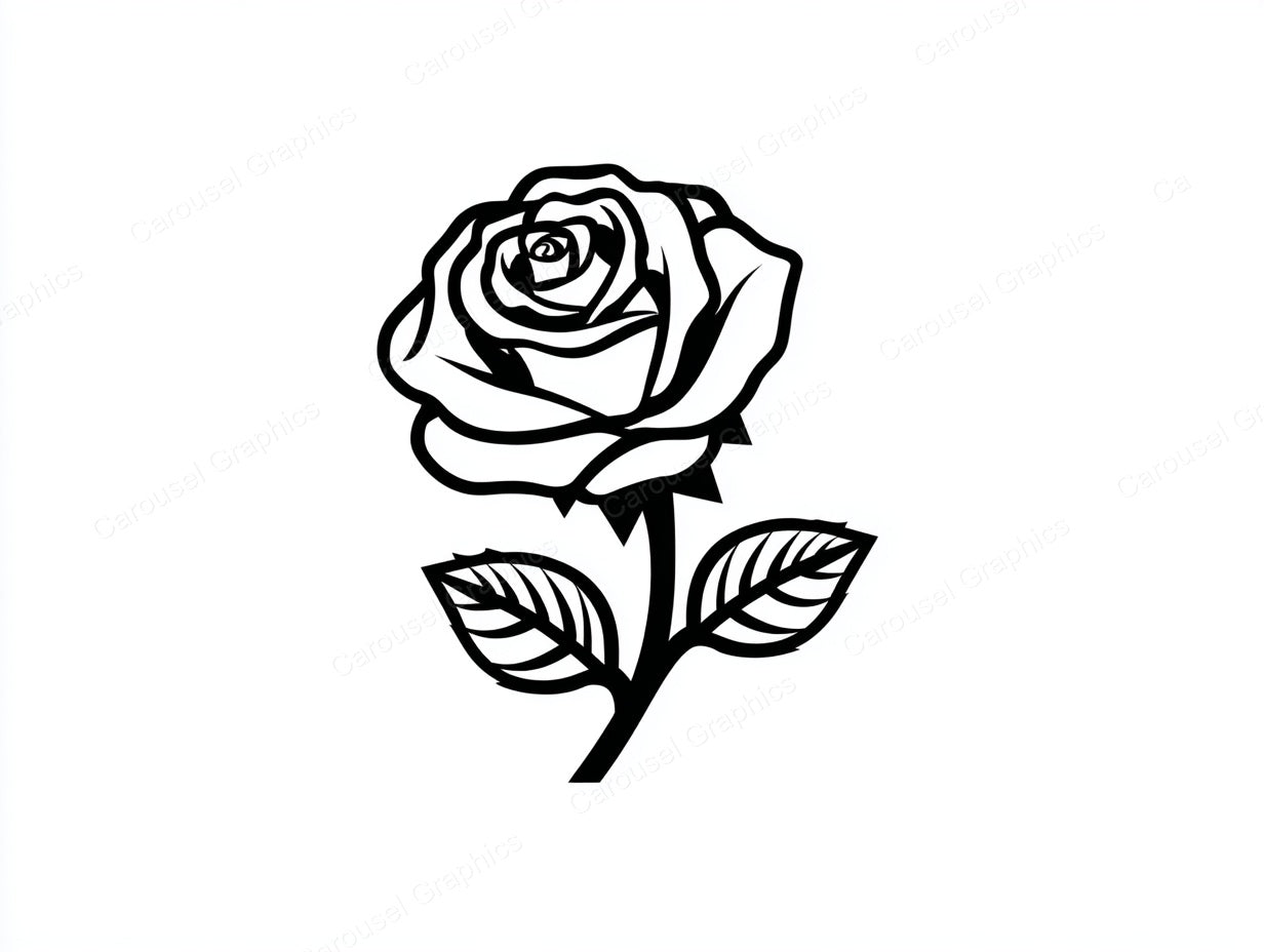 Rose Vector Graphic preview